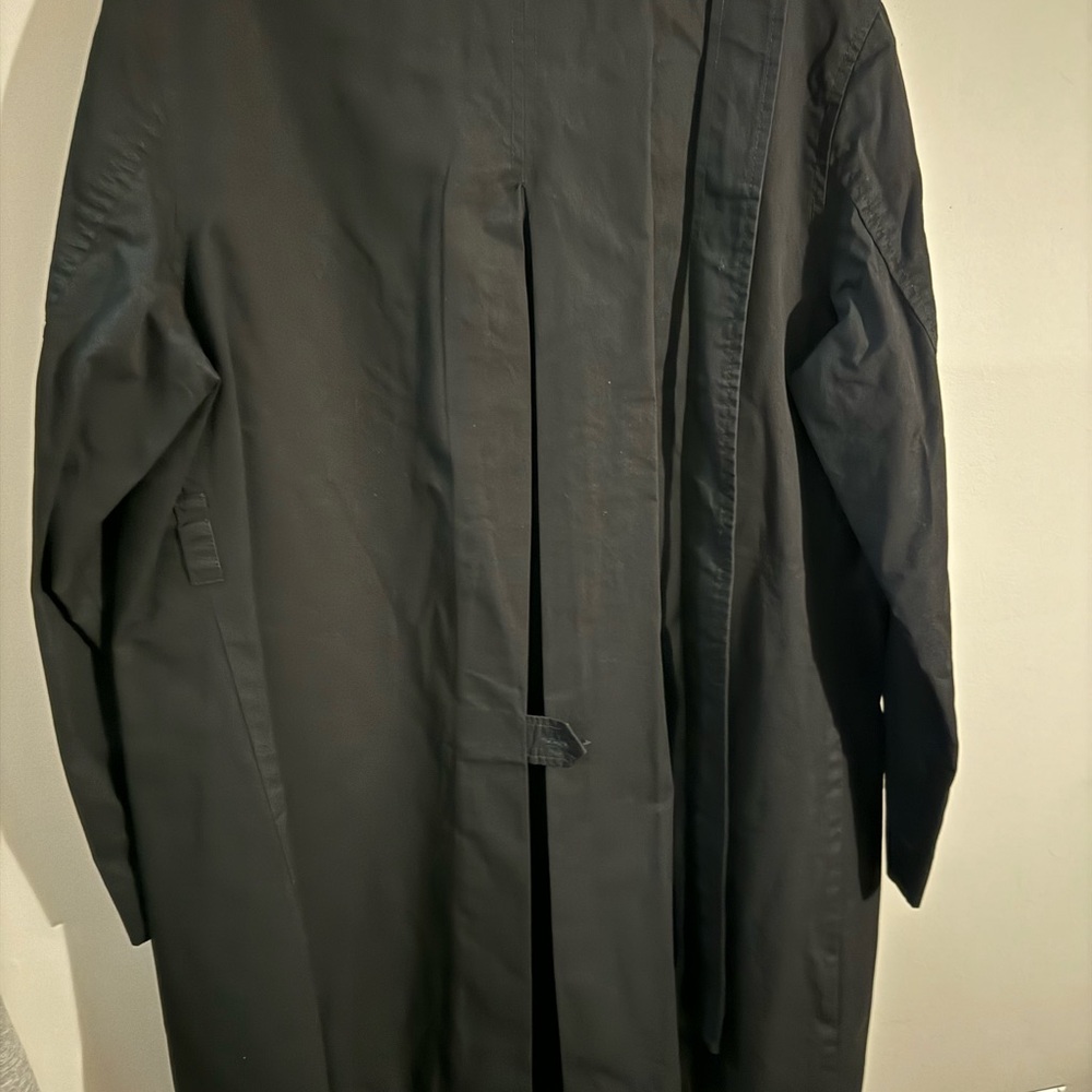 Women’s Black Trench Coat (Ellos/Size 14) - Picture 5 of 7